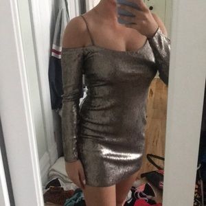 Express sequin cocktail dress small